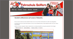 Desktop Screenshot of fahrschule-seiffert.de